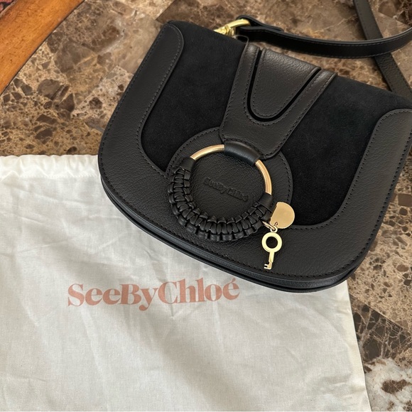 Authentic See By Chloe Hana Leather Crossbody Bag - Picture 7 of 15